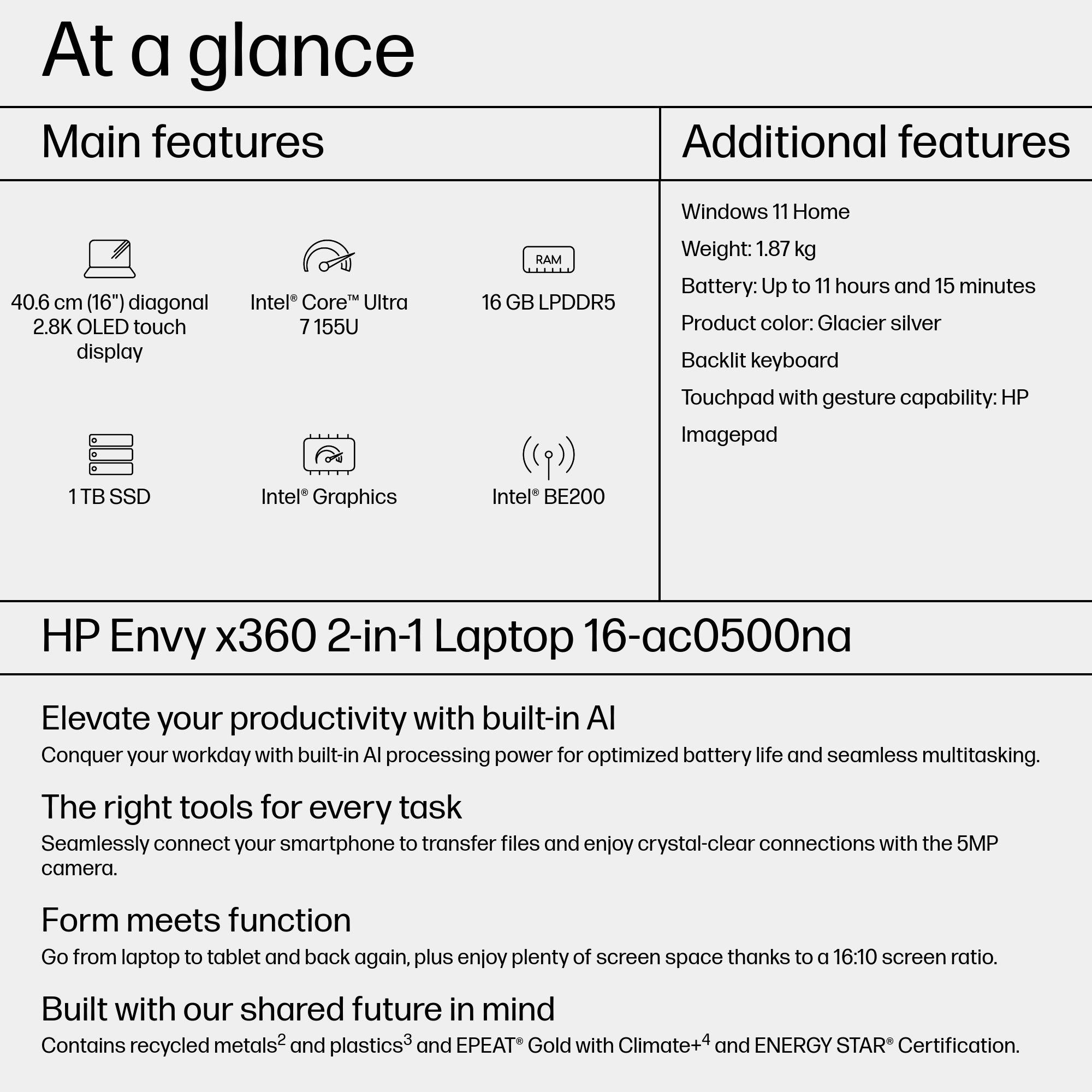 HP Envy x360 16-ac0500na – image 5