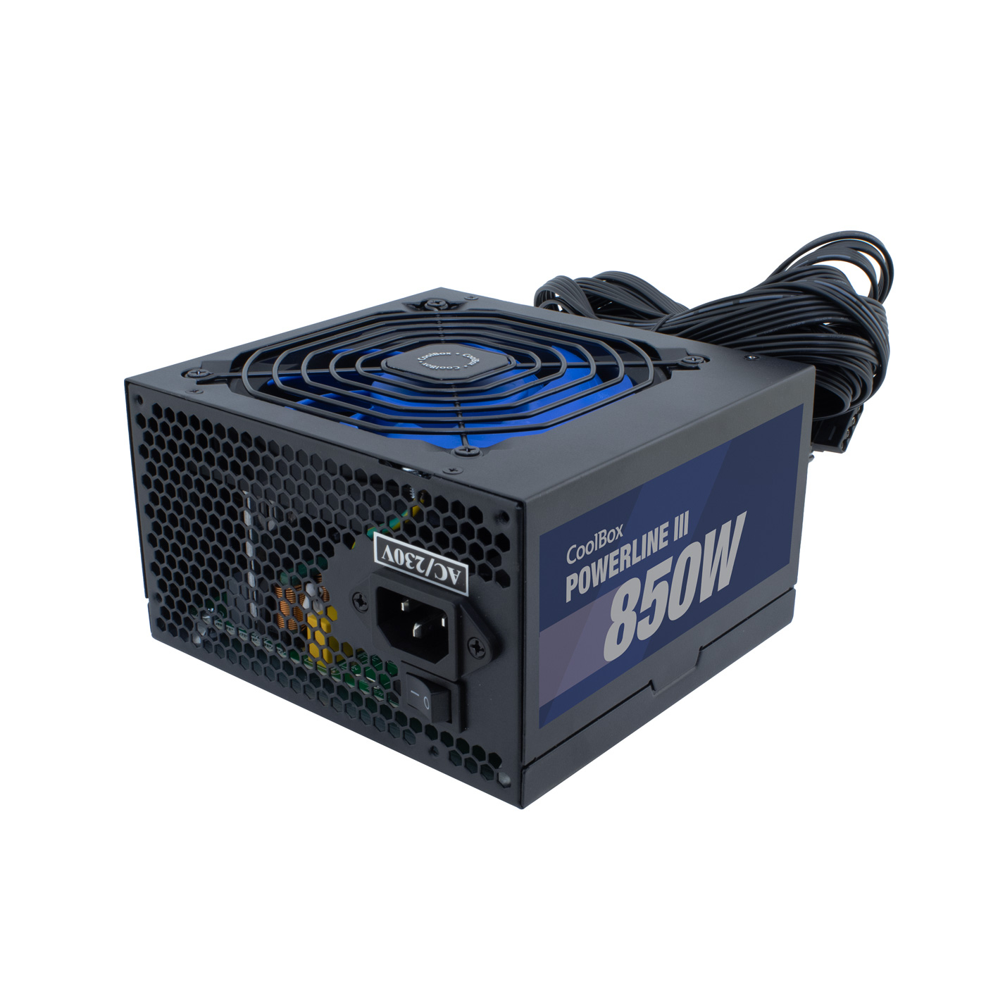 CoolBox Powerline III 850 alimentatore per computer 850 W 204 pin ATX ATX Nero