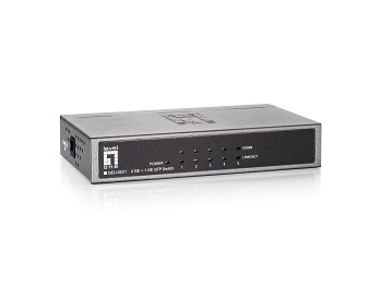LevelOne 4 GE + 1 GE SFP Switch