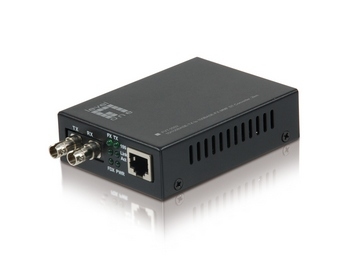 LevelOne 10/100BASE-TX to 100BASE-FX MMF ST Converter, 2km – image 1
