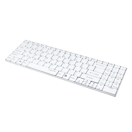 LogiLink ID0110 keyboard Bluetooth White