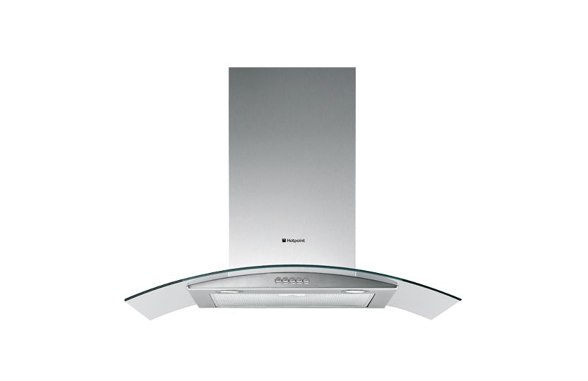 Hotpoint HTC6T cooker hood Wall-mounted Stainless steel