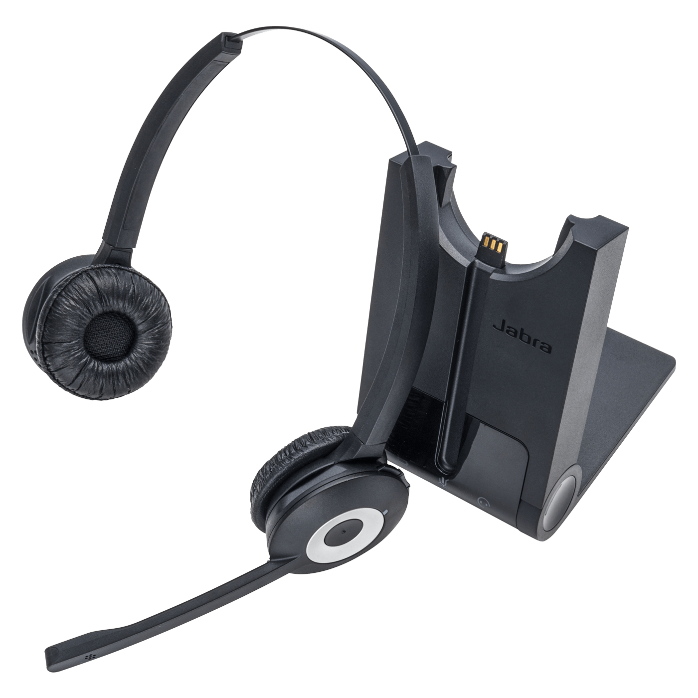 Jabra PRO 920 Duo Headset Trådlös Huvudband Kontor/callcenter Bluetooth Svart