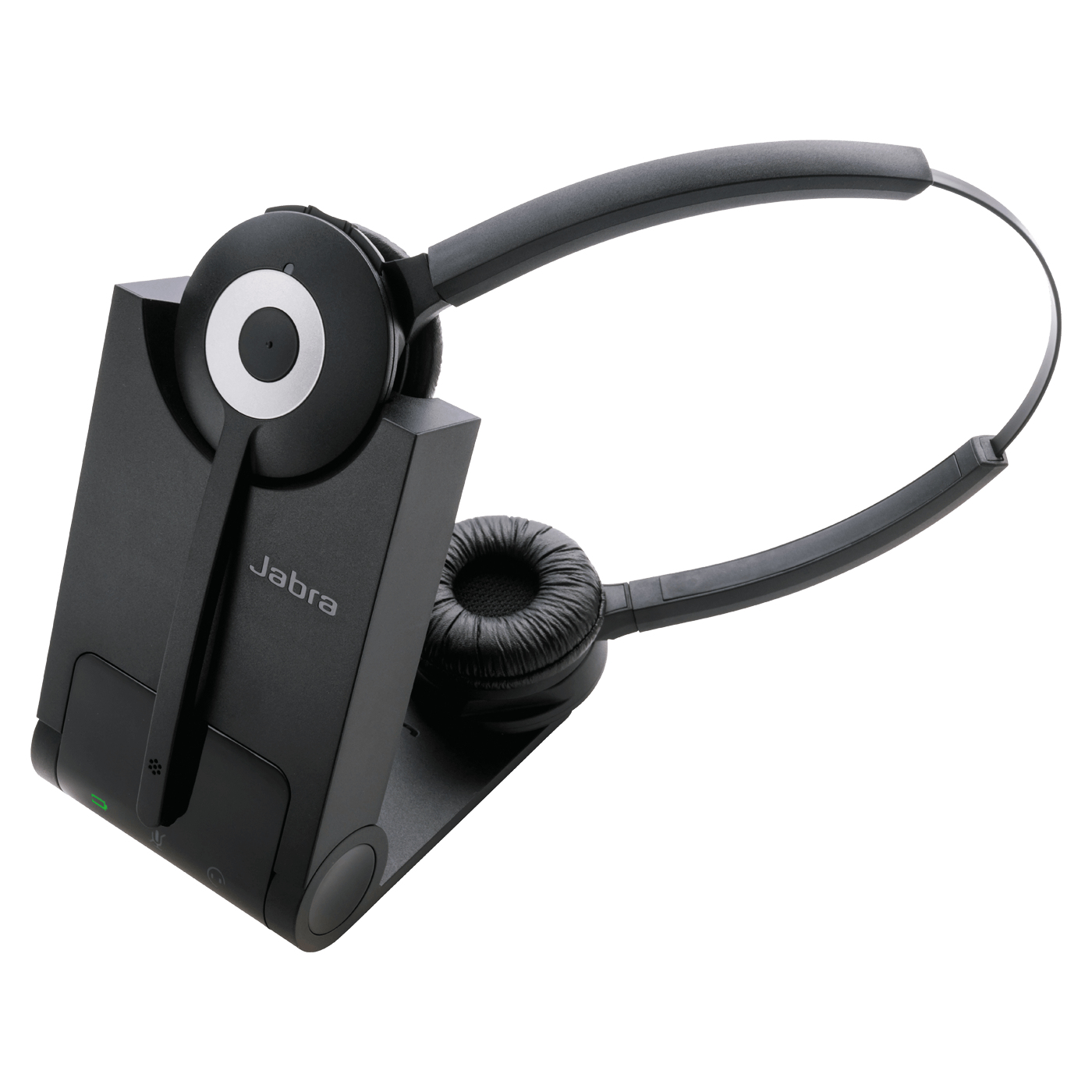 Jabra PRO 930 Duo MS Headset Trådlös Huvudband Kontor/callcenter Svart