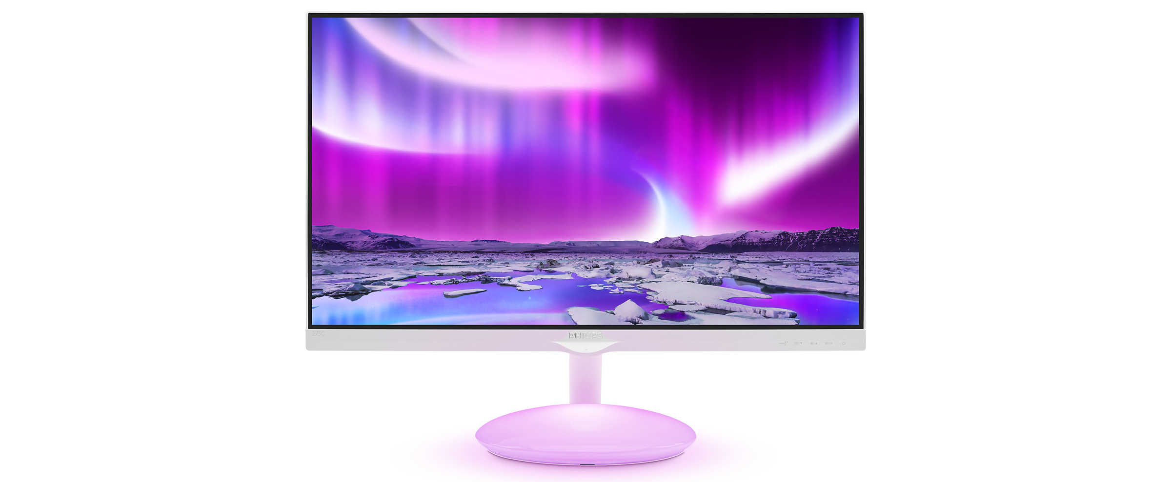 Philips Moda LCD monitor with Ambiglow Plus Base 275C5QHGSW/00 image 4