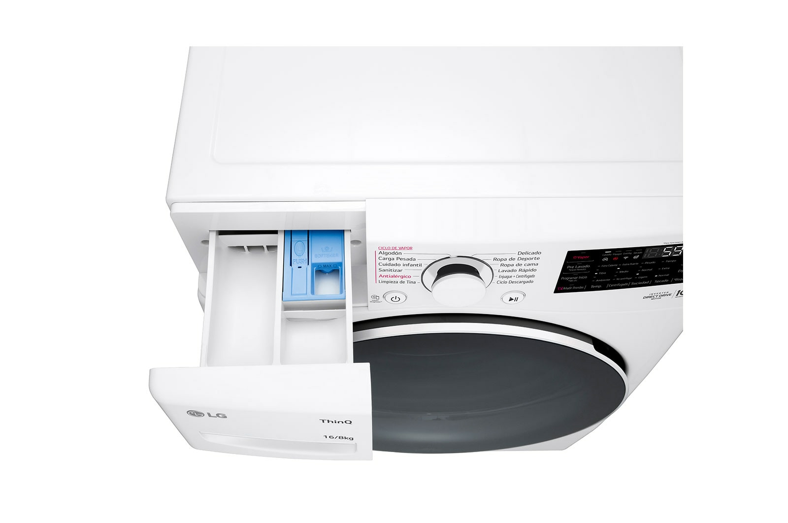 LG WD16WG2S6P washer dryer Freestanding Front-load White – image 6