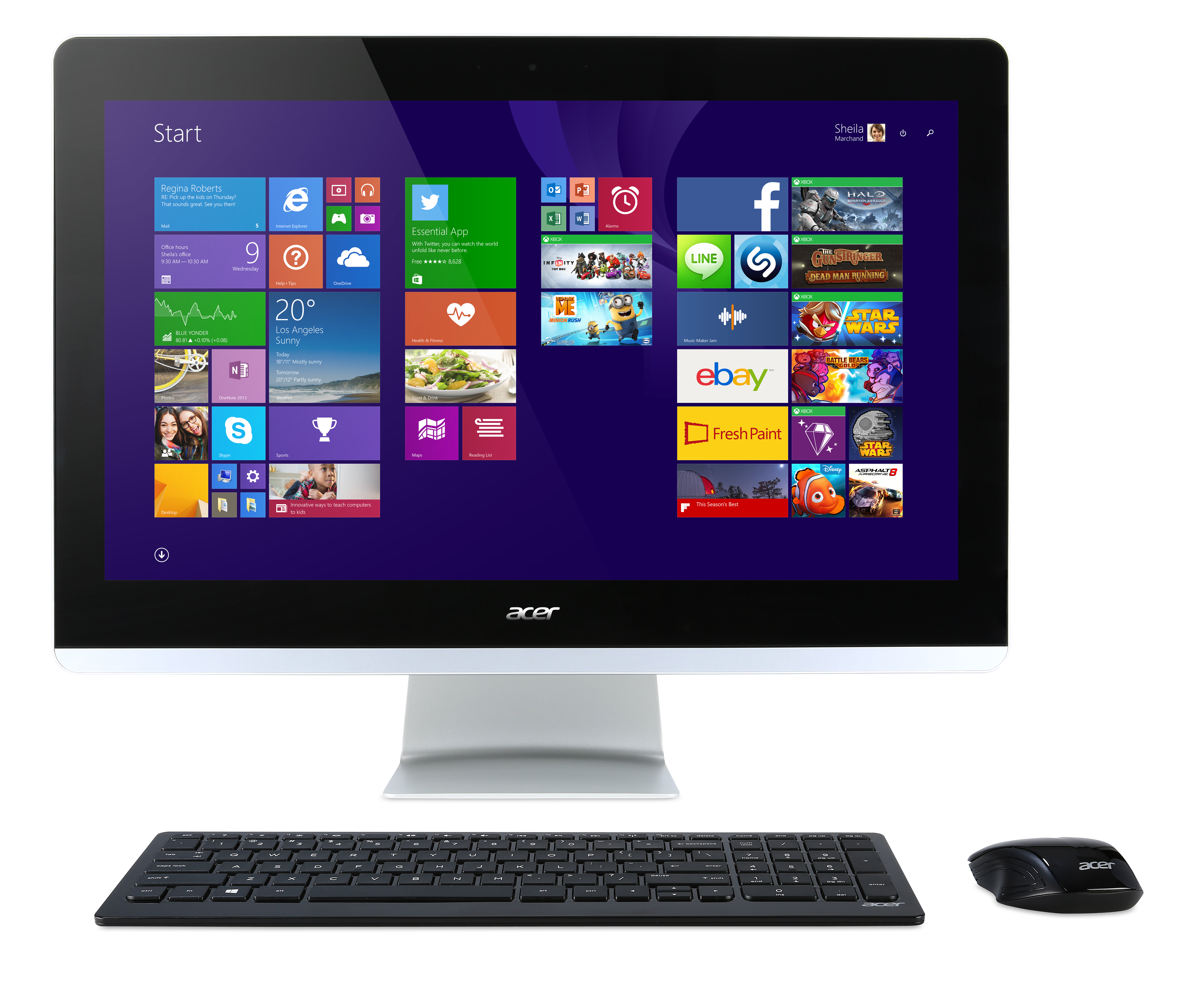 Molesto Medieval interferencia Specs Acer Aspire Z3-711 Intel® Core™ i3 60.5 cm (23.8") 1920 x 1080 pixels  4 GB DDR3L-SDRAM 500 GB HDD All-in-One PC Windows 10 Home Silver All-in-One  PCs/Workstations (DQ.B0AEH.001)