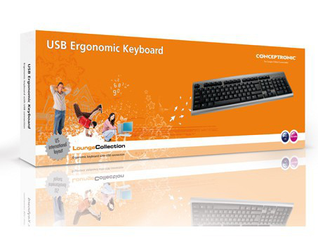 Conceptronic CKBUS keyboard USB QWERTY Black – image 3
