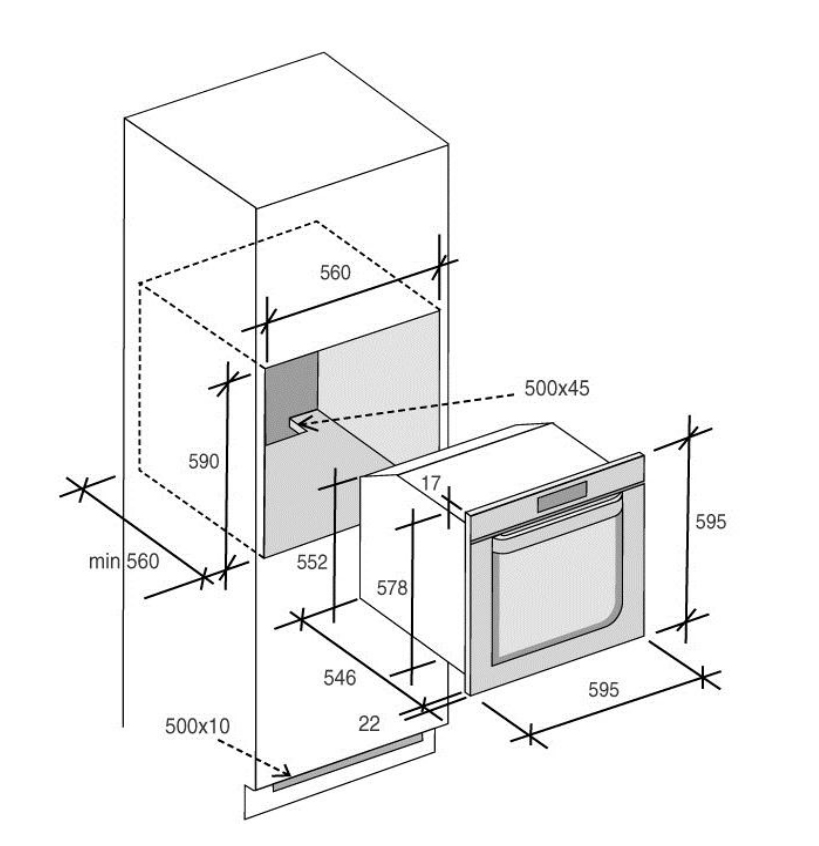 Rosieres RFA65FN oven – image 2