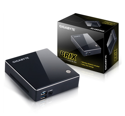 GIGABYTE GB-BXCE-2955 PC/workstation barebone USFF Black 2955U BGA 1168 – image 2
