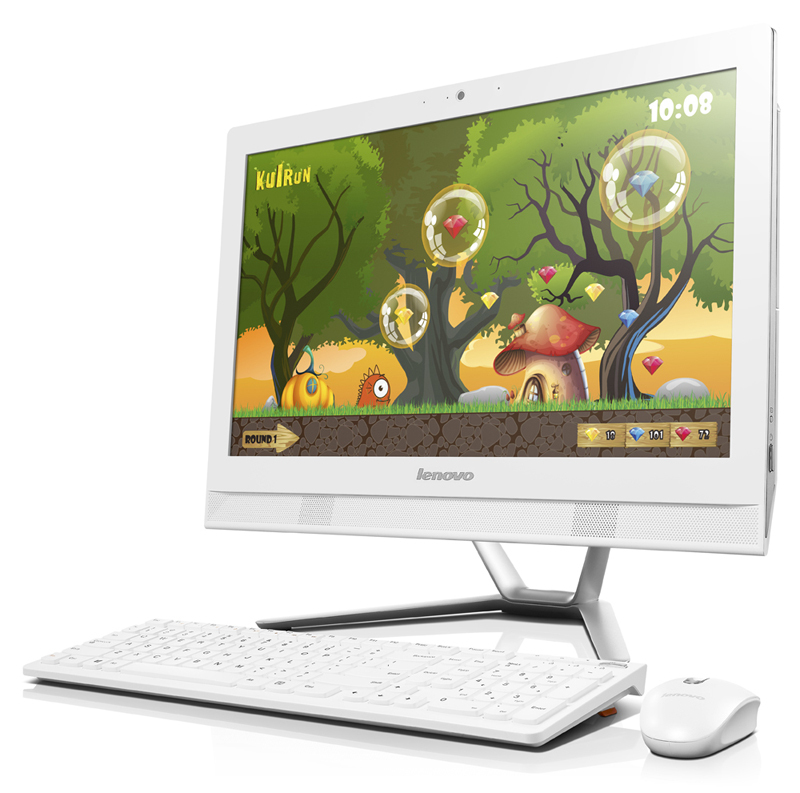 Lenovo IdeaCentre C40-30 Intel® Core™ i3 i3-5005U 54.6 cm (21.5″) 1920 x 1080 pixels All-in-One PC 6 GB DDR3L-SDRAM 2 TB HDD NVIDIA® GeForce® 820A Windows 10 Home White image 2