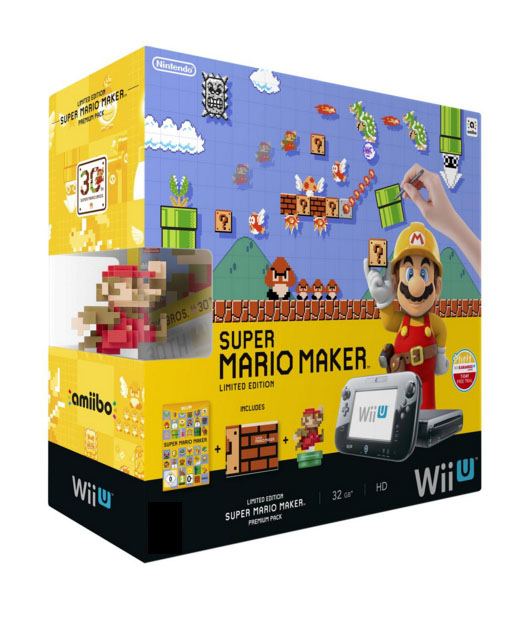 Nintendo Wii U + Super Mario Maker + amiibo — vue 1 sur 2