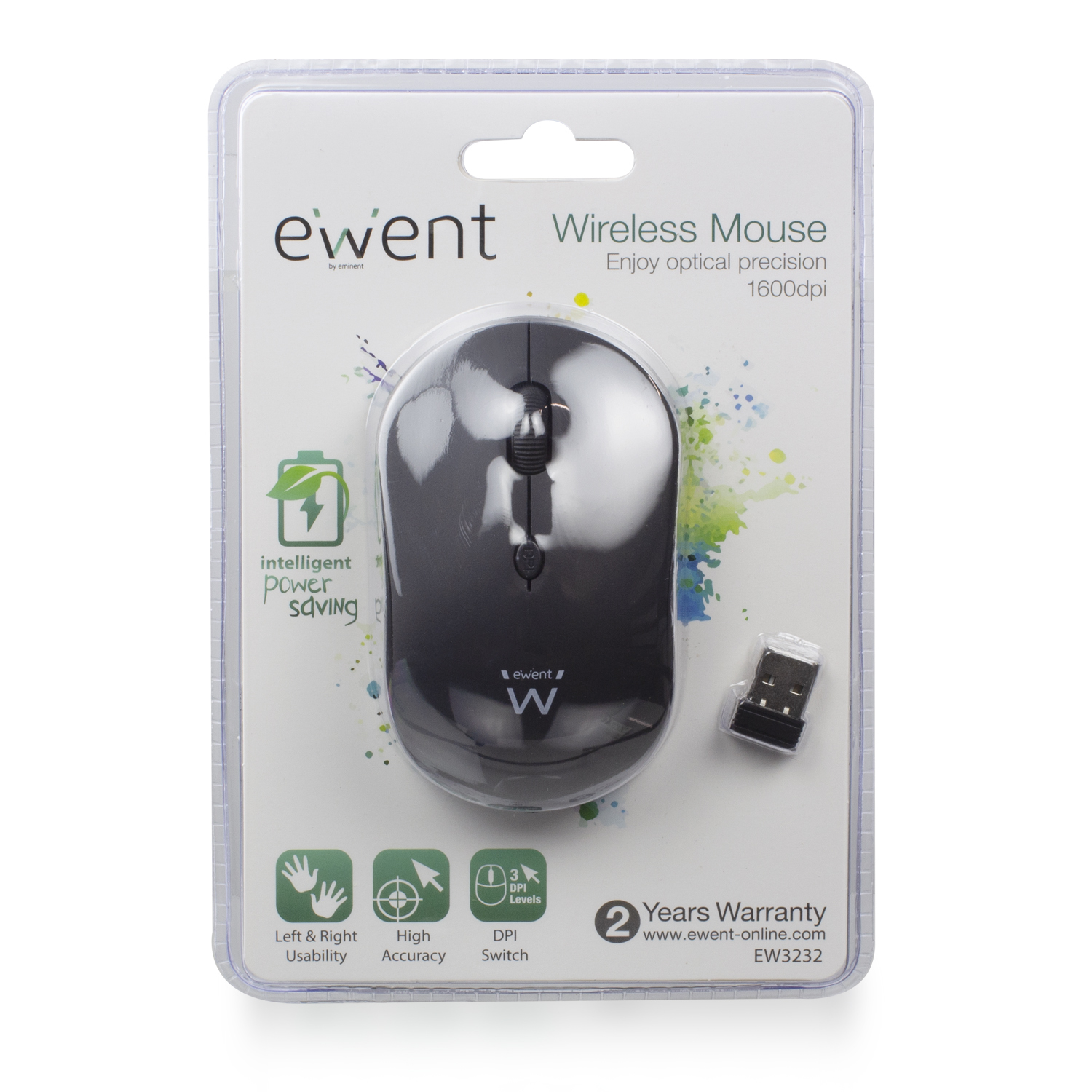 Ewent EW3232 mouse Office Ambidextrous RF Wireless Optical 1600 DPI – image 6