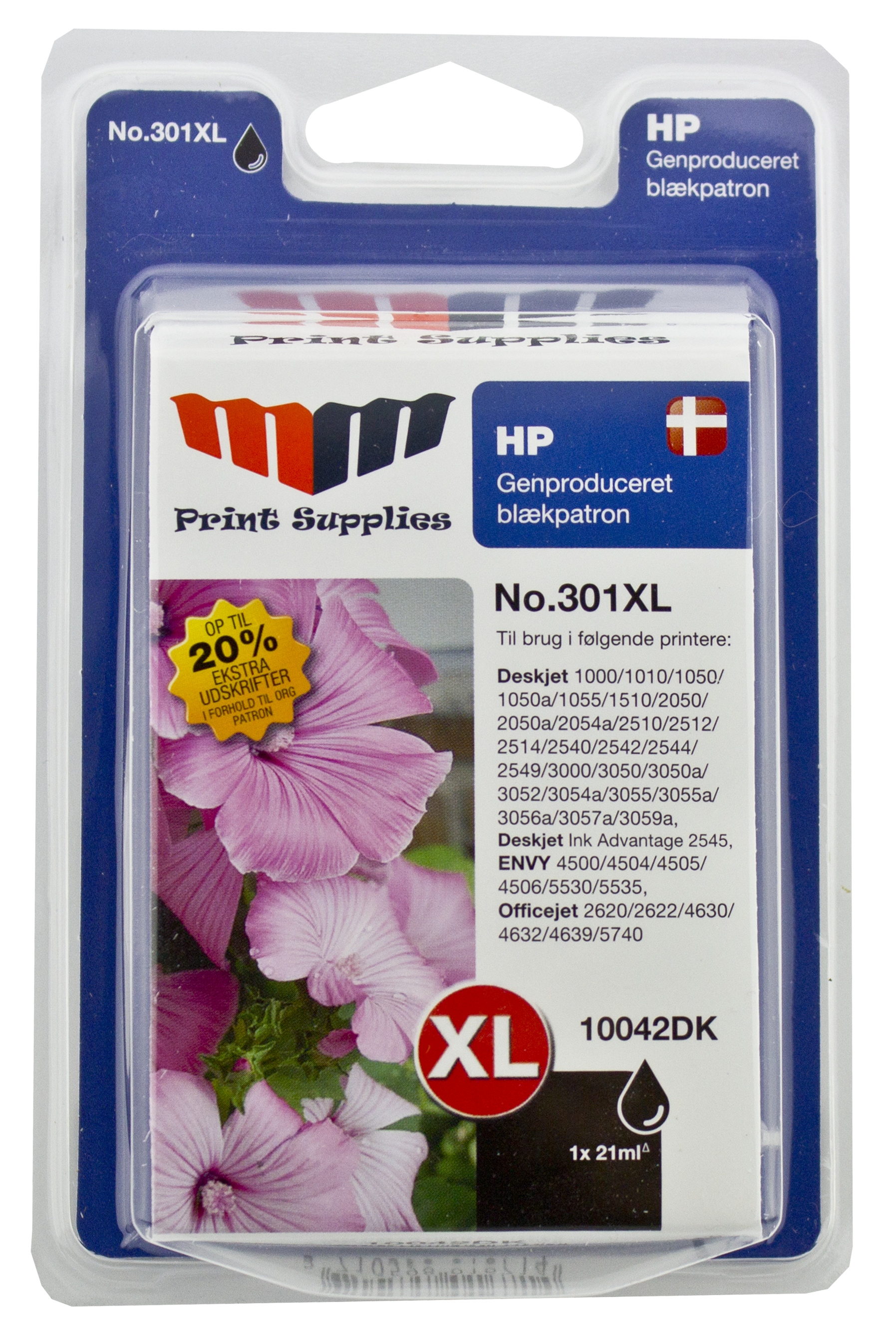 MM Black Inkjet Cartridge - Replaces HP No.301XL (CH563EE)