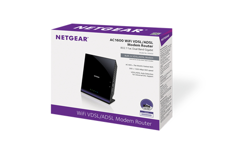NETGEAR D6400 wireless router Gigabit Ethernet Dual-band (2.4 GHz – image 2