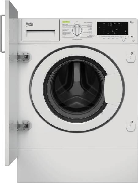 Beko WDWI85141 washer dryer Built-in Front-load White – image 1