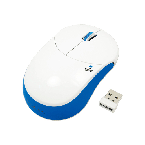 LogiLink Smile mouse Office Ambidextrous RF Wireless Optical 1000 DPI