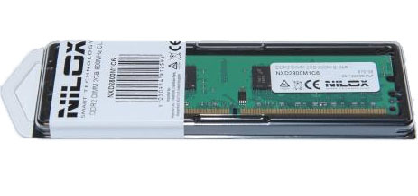 Nilox 2GB PC2-6400 memory module 1 x 2 GB DDR2 240-pin DIMM image 1