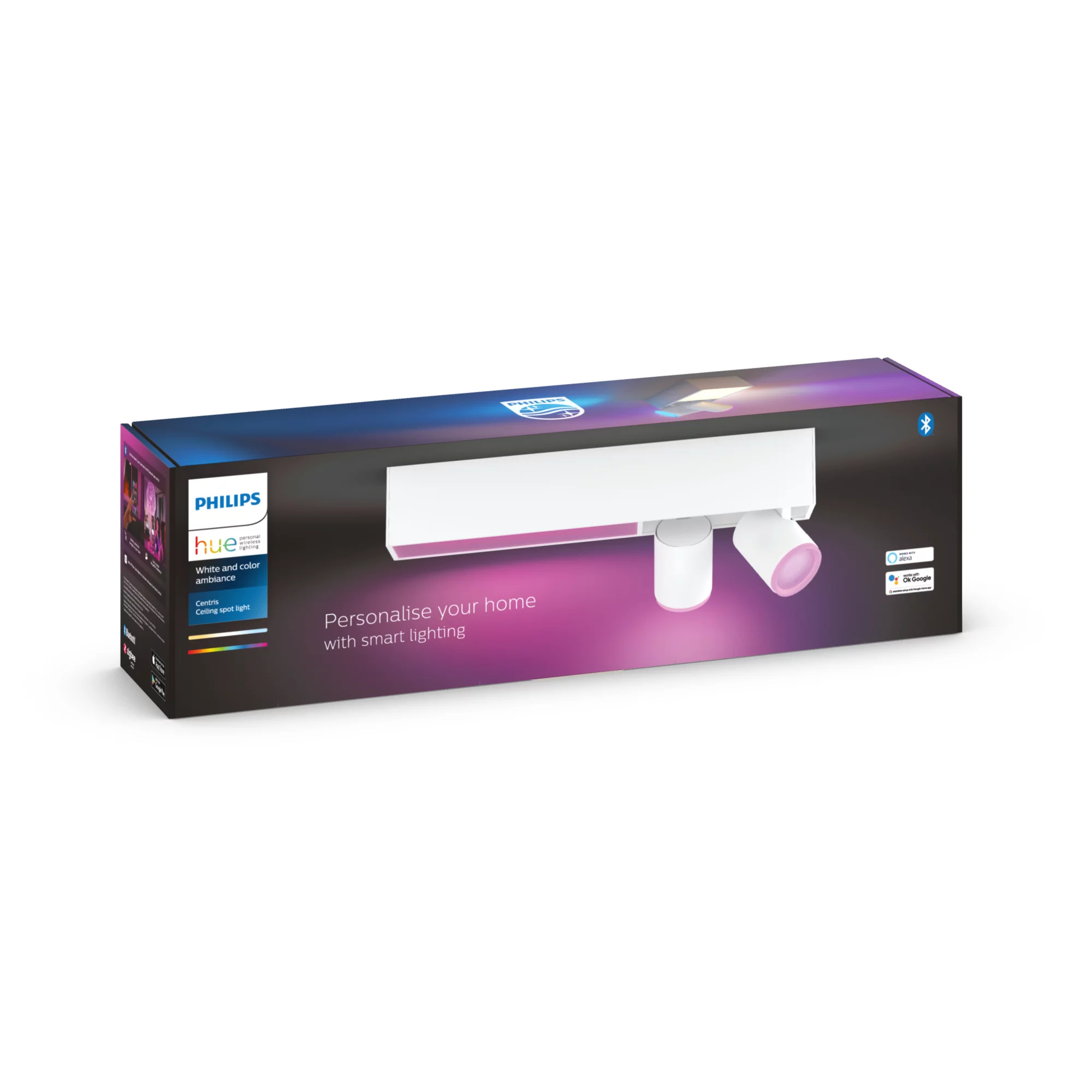 Philips by Signify Philips Hue White and colour ambience Centris 2-spot ceiling light – image 7
