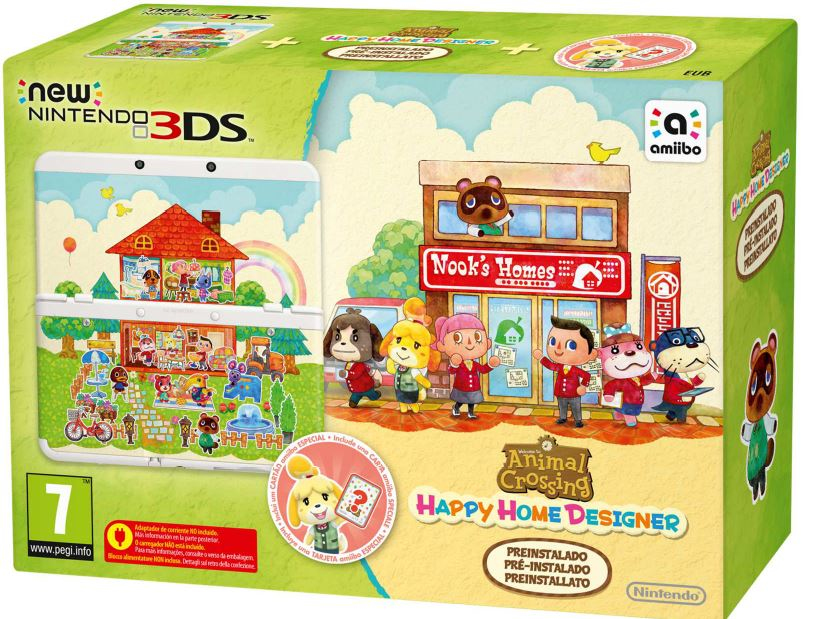 Nintendo New 3DS + Animal Crossing: Happy Home Designer — vue 1 sur 2