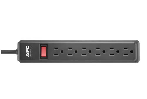 APC PZ62B power distribution unit (PDU) 6 AC outlet(s) Black – image 3