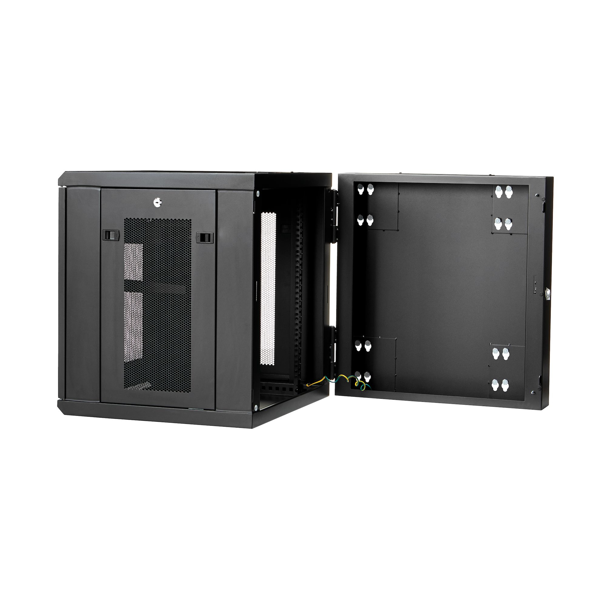StarTech.com 4-Post 12U Wall Mount Network Cabinet with 1U Shelf – image 5