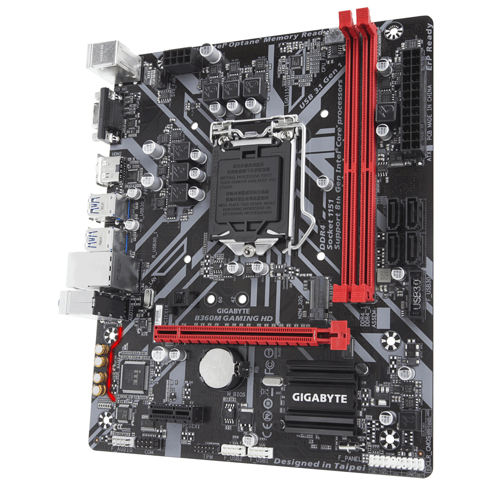 GIGABYTE B360M GAMING HD