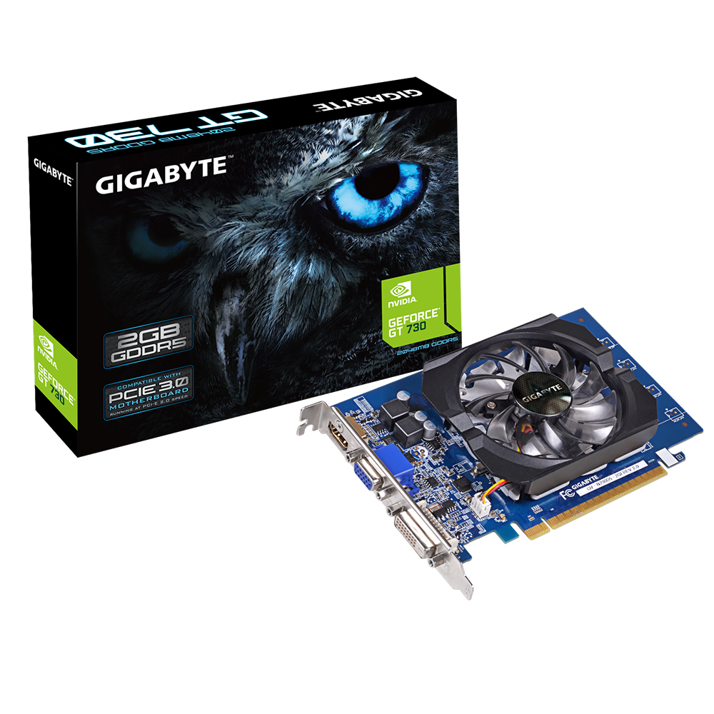 GIGABYTE GeForce GT 730 2GB NVIDIA GDDR3