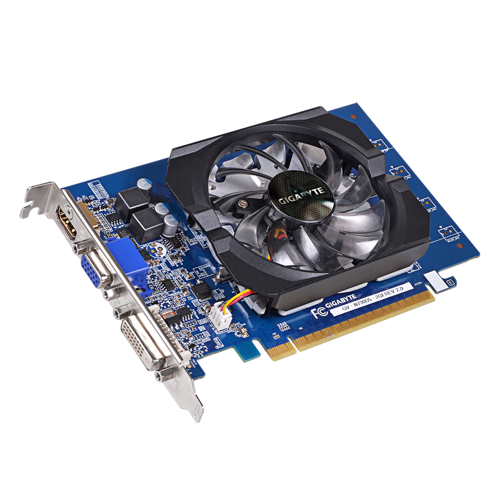 GIGABYTE GV-N730D5-2GI (REV. 2.0) graphics card NVIDIA GeForce GT 730 2 GB GDDR5
