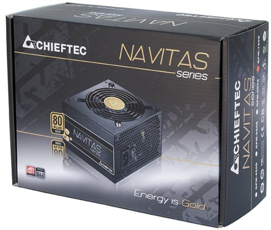 Chieftec Navitas power supply unit 550 W 24-pin ATX PS/2 Black image 5