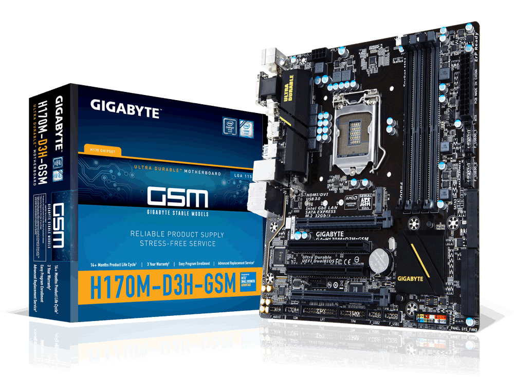 GIGABYTE GA-H170M-D3H-GSM (rev. 1.0) – image 4