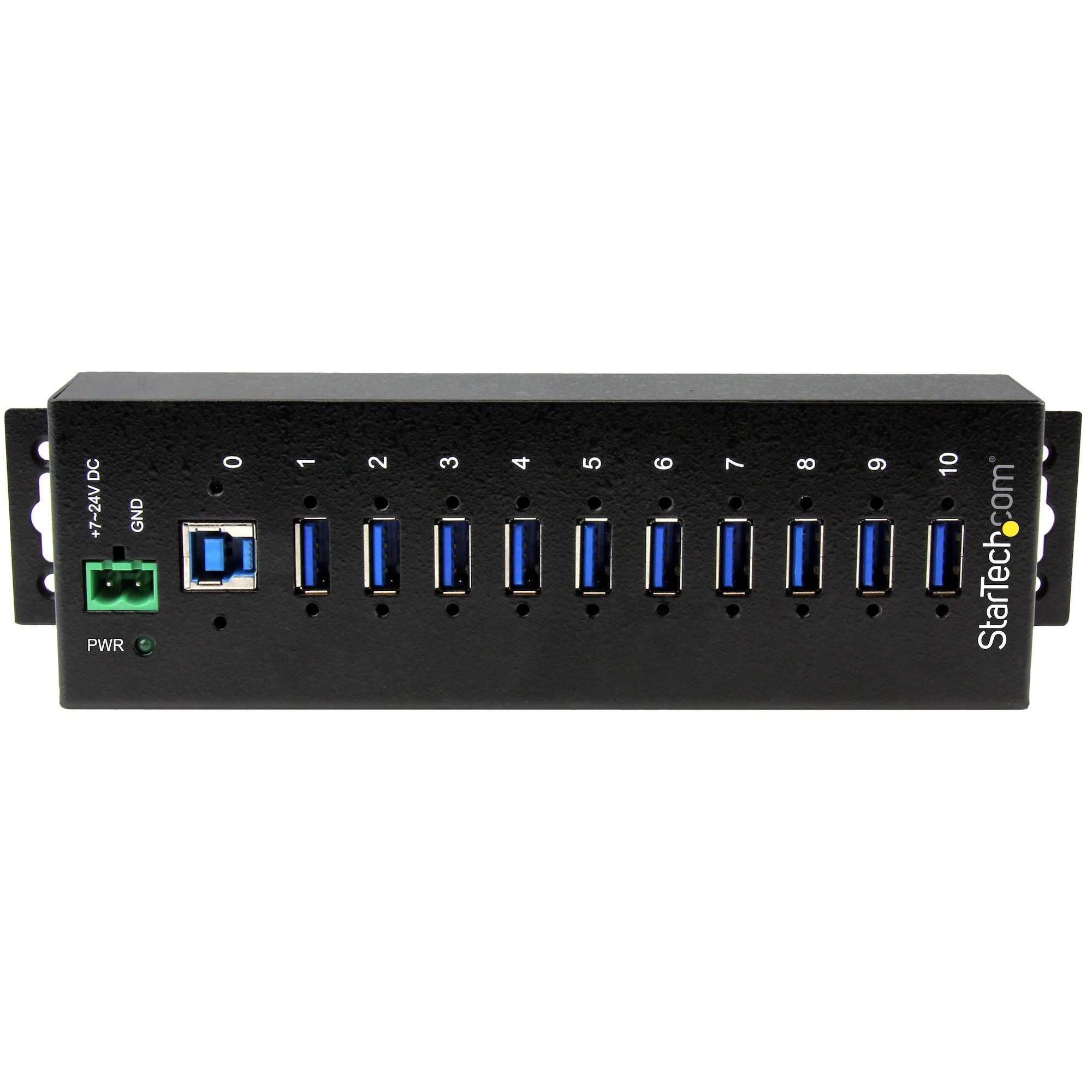 Concentrador StarTech.com ST1030USBM - USB 3.0 - 10 puertos - Negro - ST1030USBM Concentrador StarTech.com ST1030USBM - USB 3.0 - 10 puertos - Negro - ST1030USBM