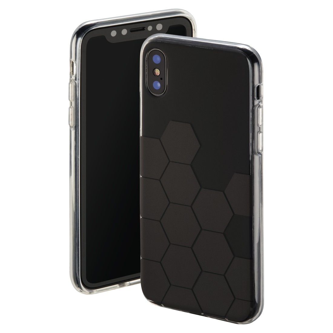 Hama Hexagon mobile phone case Cover Anthracite, Black – image 1