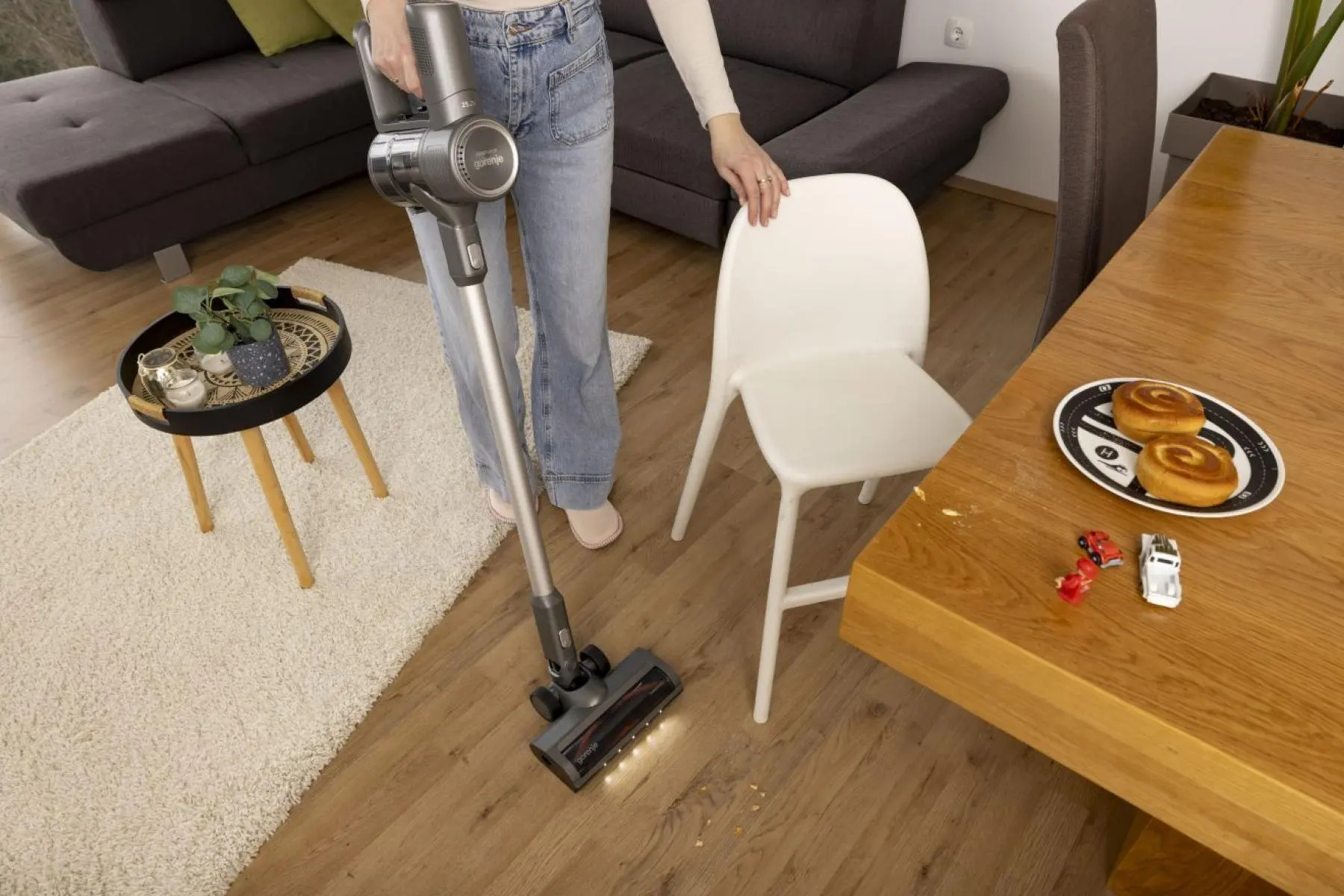 Gorenje SVC252426FFCA stick vacuum/electric broom 2-in-1 stick vacuum Battery Dry&wet Bagless – image 8