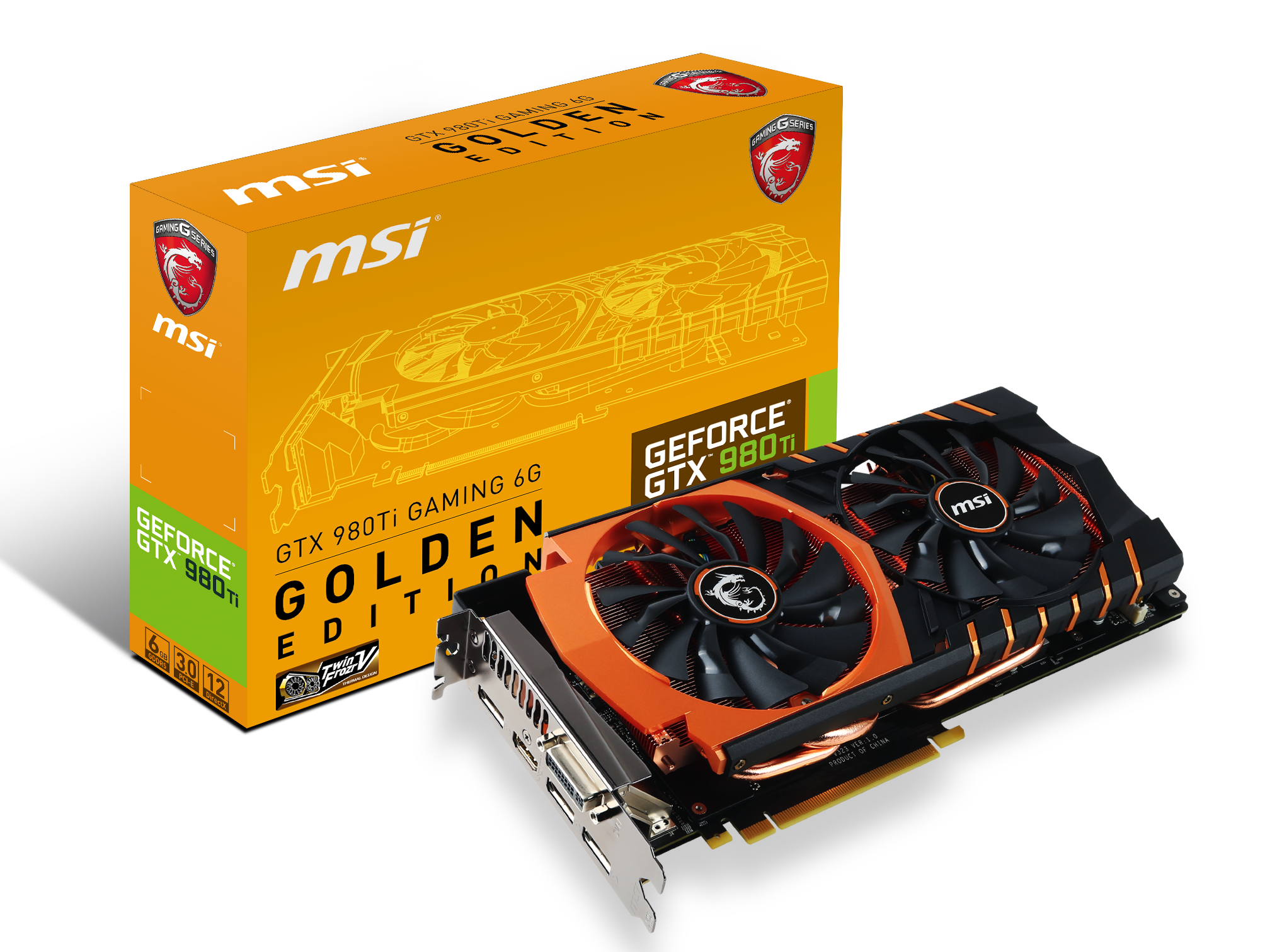 MSI GAMING GTX 980TI 6G GOLDEN EDITION image 8