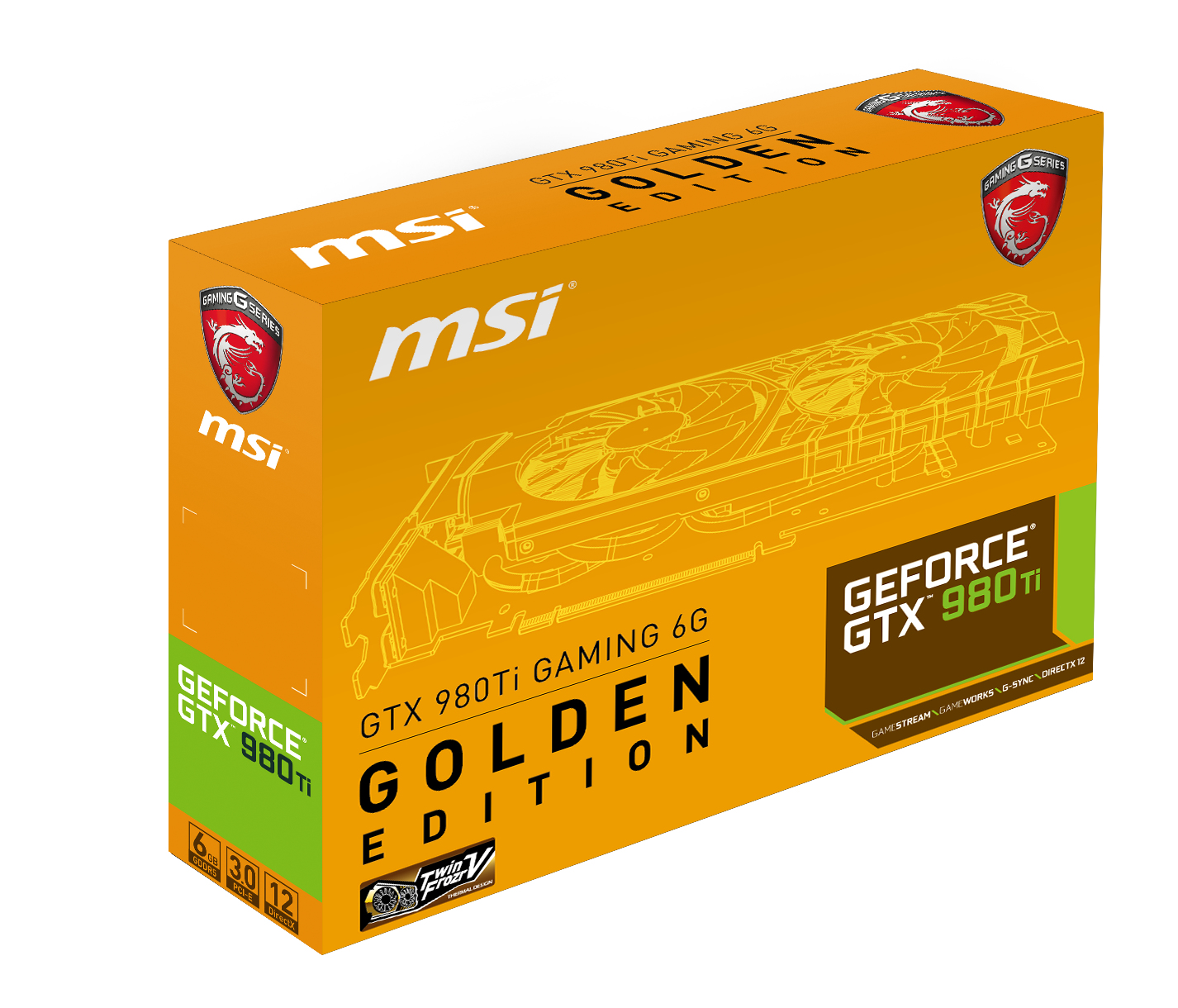 MSI GAMING GTX 980TI 6G GOLDEN EDITION image 9