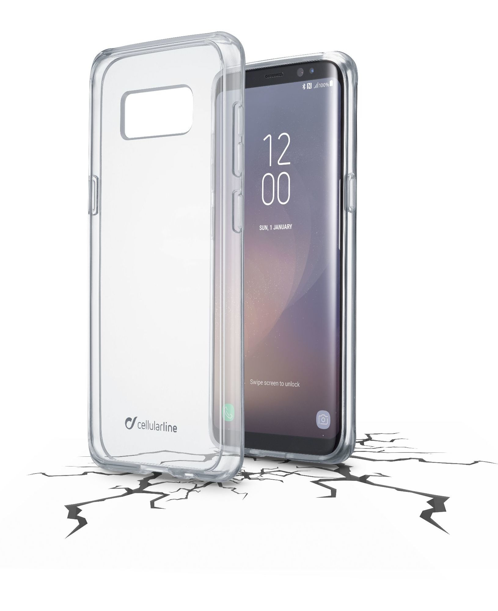 Cellularline Clear Duo - Galaxy S8