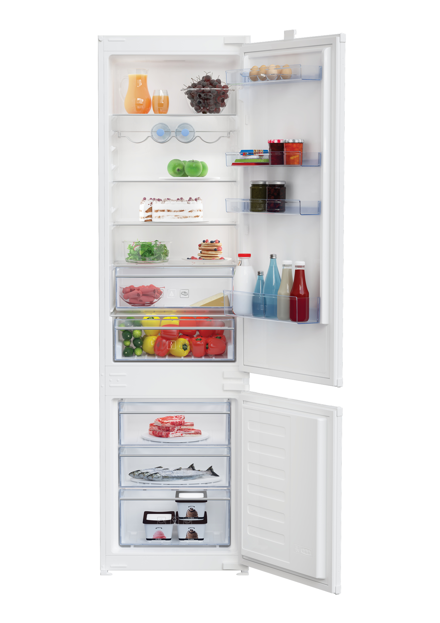 Beko BCSA306K3SN fridge-freezer Built-in – image 1