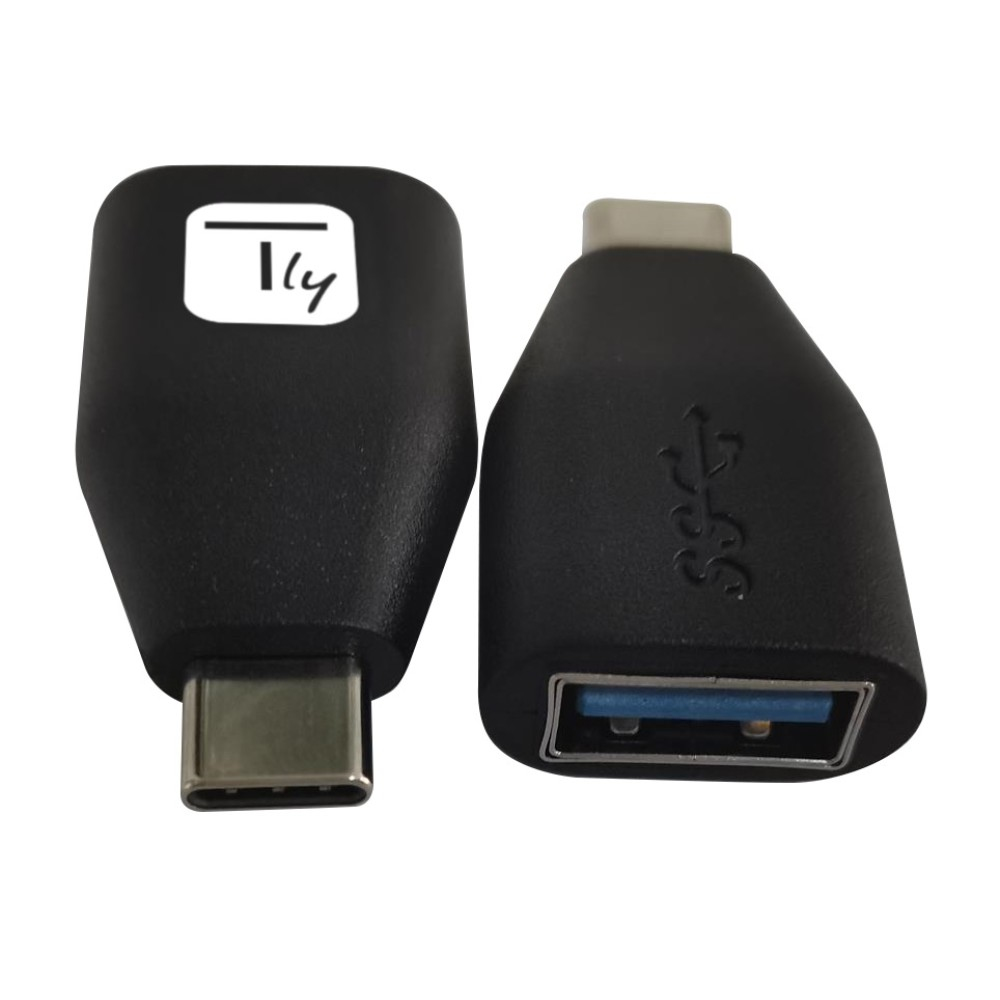 Techly IADAP-USB30-CMAFTY adattatore per inversione del genere dei cavi USB A USB C Nero