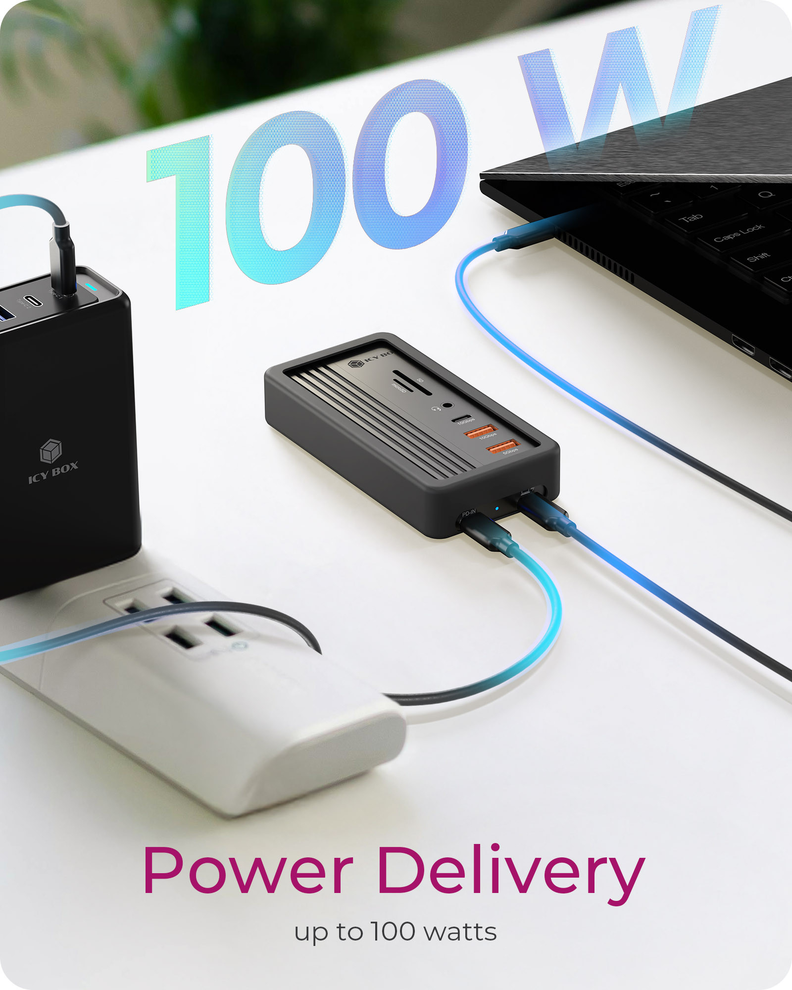ICY BOX IB-DK4072M-CU31 USB 3.2 Gen 2 (3.1 Gen 1) Type-C Black – image 5