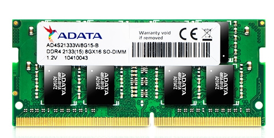 ADATA 8GB DDR4 SO-DIMM 2133MHZ 204 pin