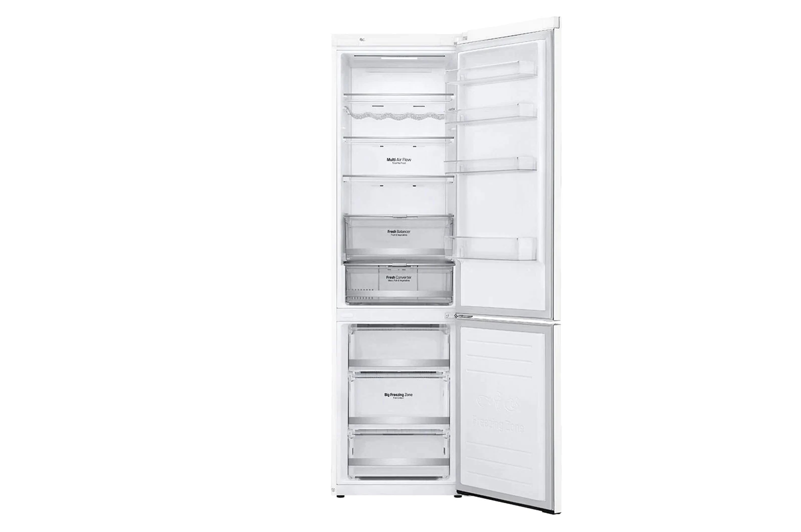 LG GBB72SWDMN fridge-freezer Freestanding – image 2