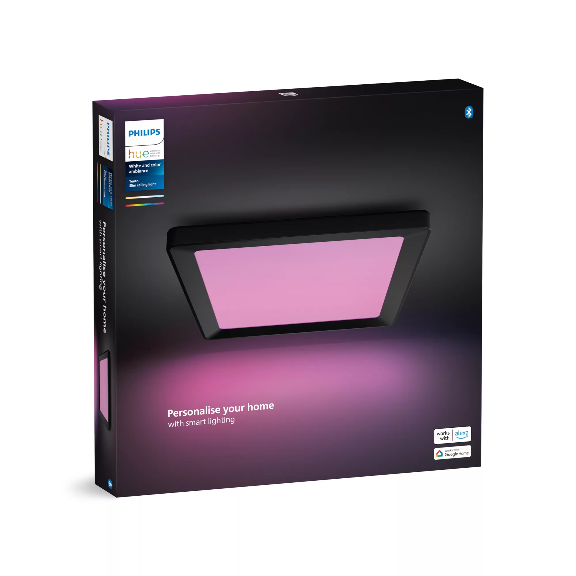 Philips by Signify Philips Hue White and colour ambience Tento square ceiling panel – small – image 3