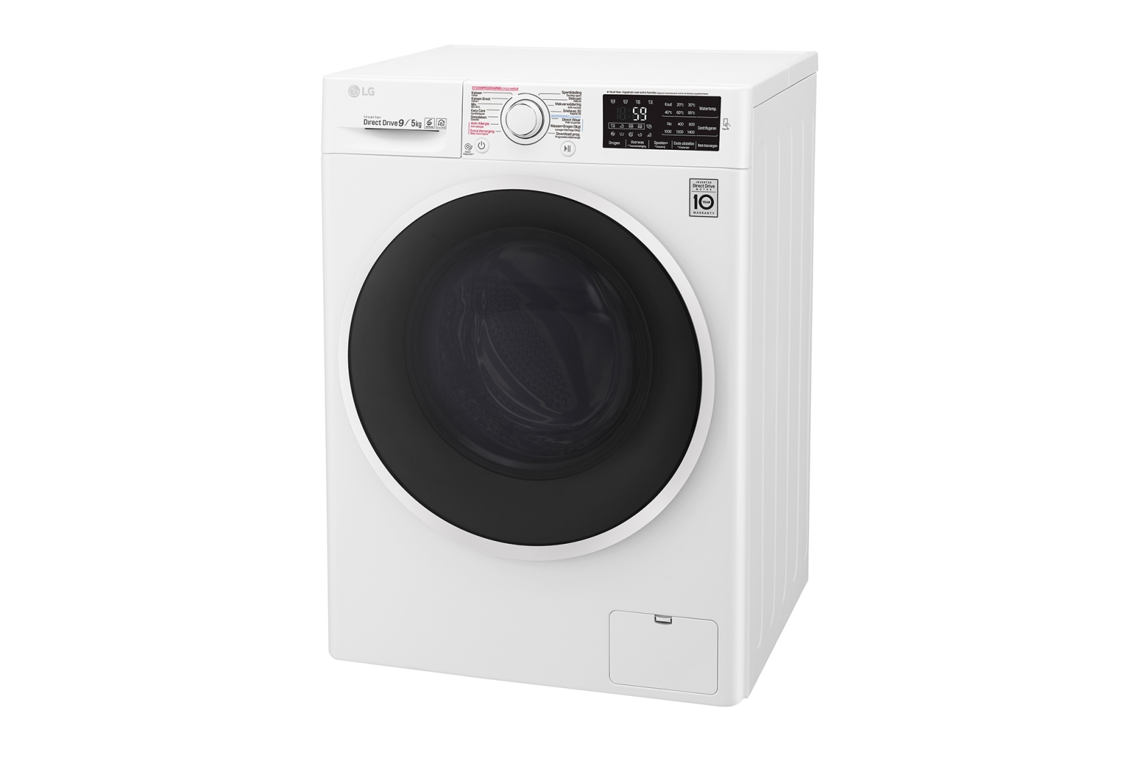 LG F4J7VH2WD washer dryer Freestanding Front-load White – image 2