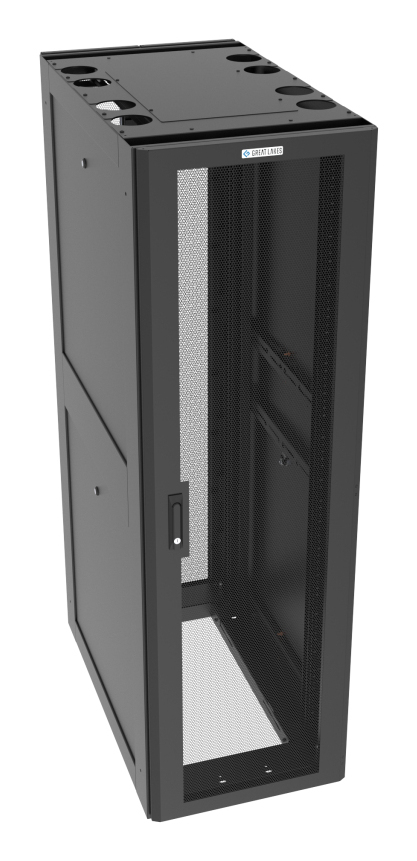 Vertiv GL42UG2EZ-2442-B-MSS rack cabinet 42U Floor mounted rack Black
