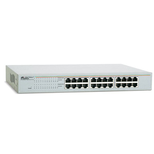 Allied Telesis 24-port 10/100/1000TX Unmanaged Switch