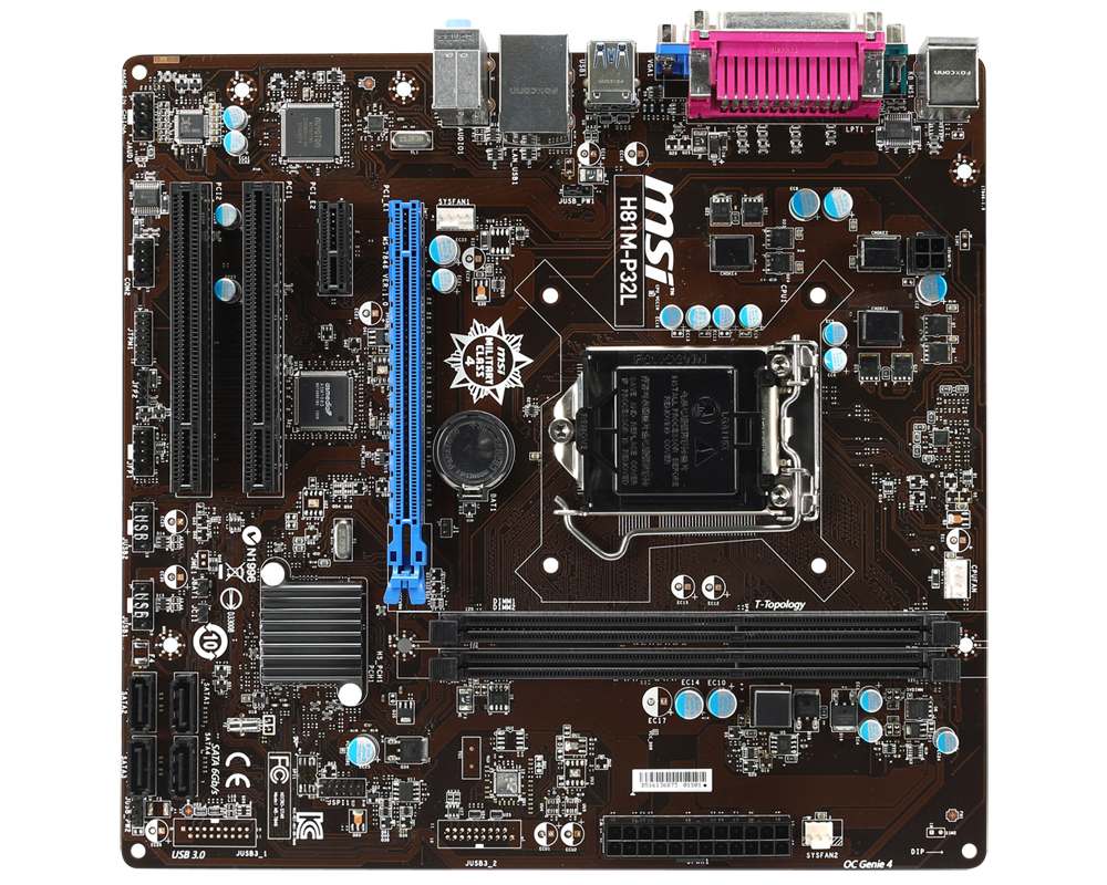 MSI H81M-P32L Intel® H81 LGA 1150 (Socket H3) micro ATX – image 2