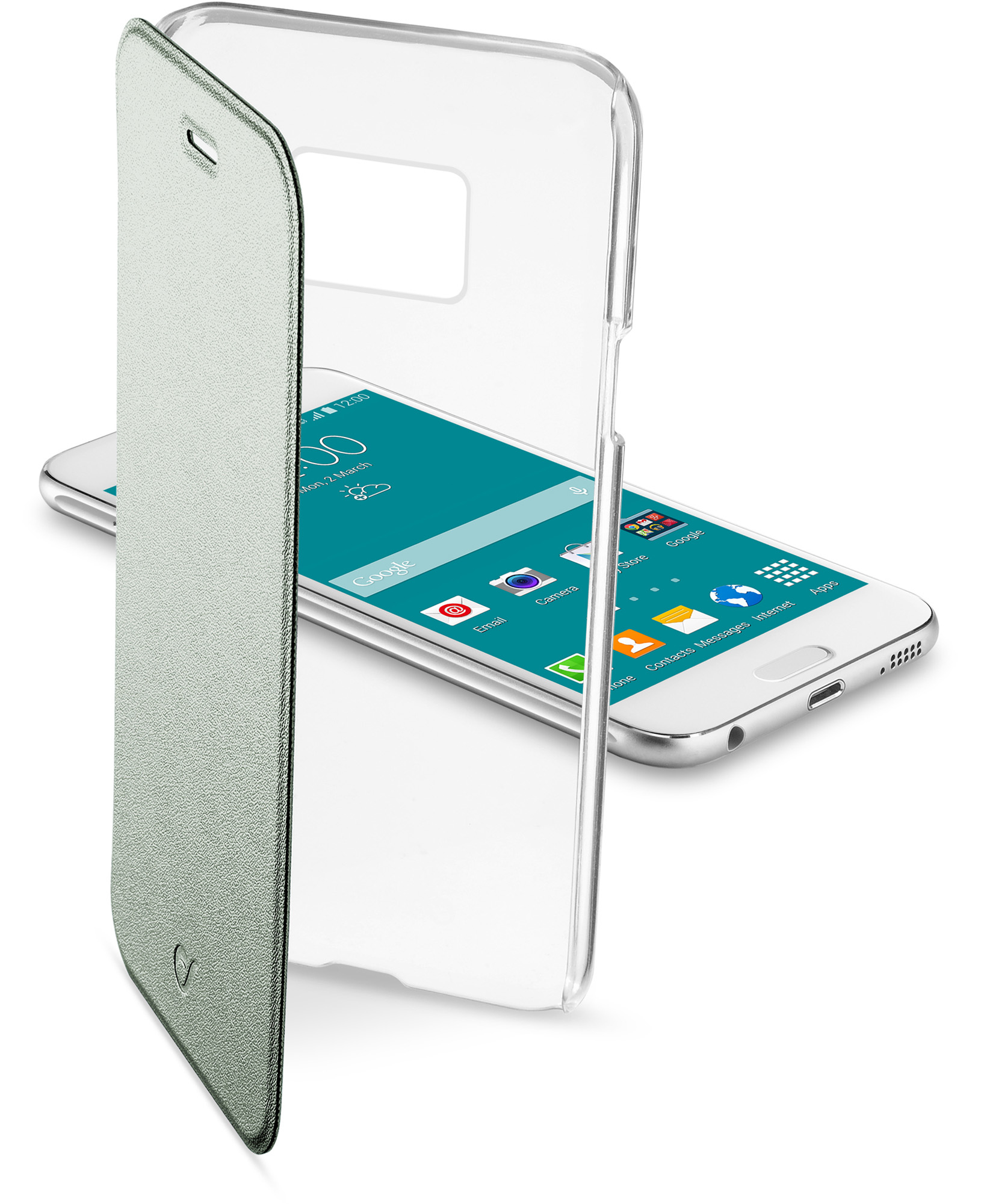 Cellularline Clear Book - Galaxy S6