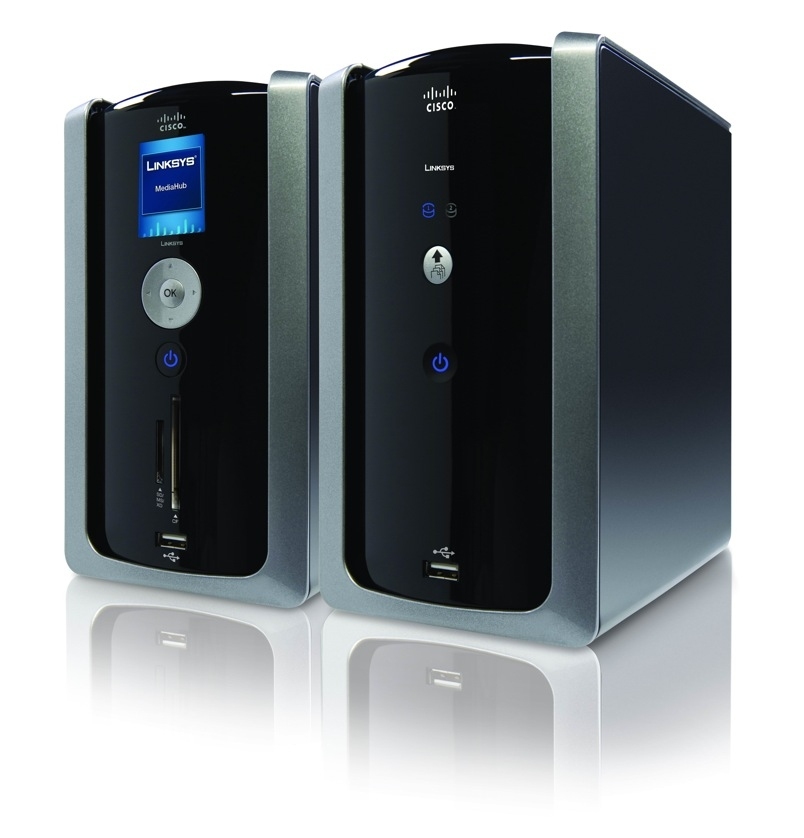 Linksys Media Hub Home Entertainment Storage LCD