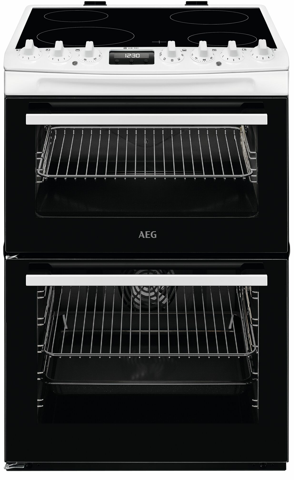 AEG CCX6740ACW cooker Freestanding cooker Electric Ceramic hob White